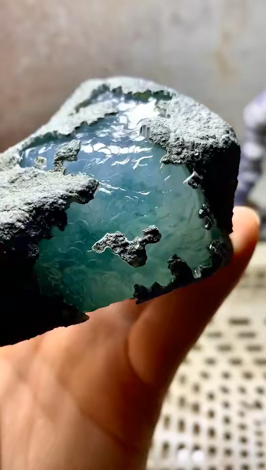 莫西沙冰飘蓝花料