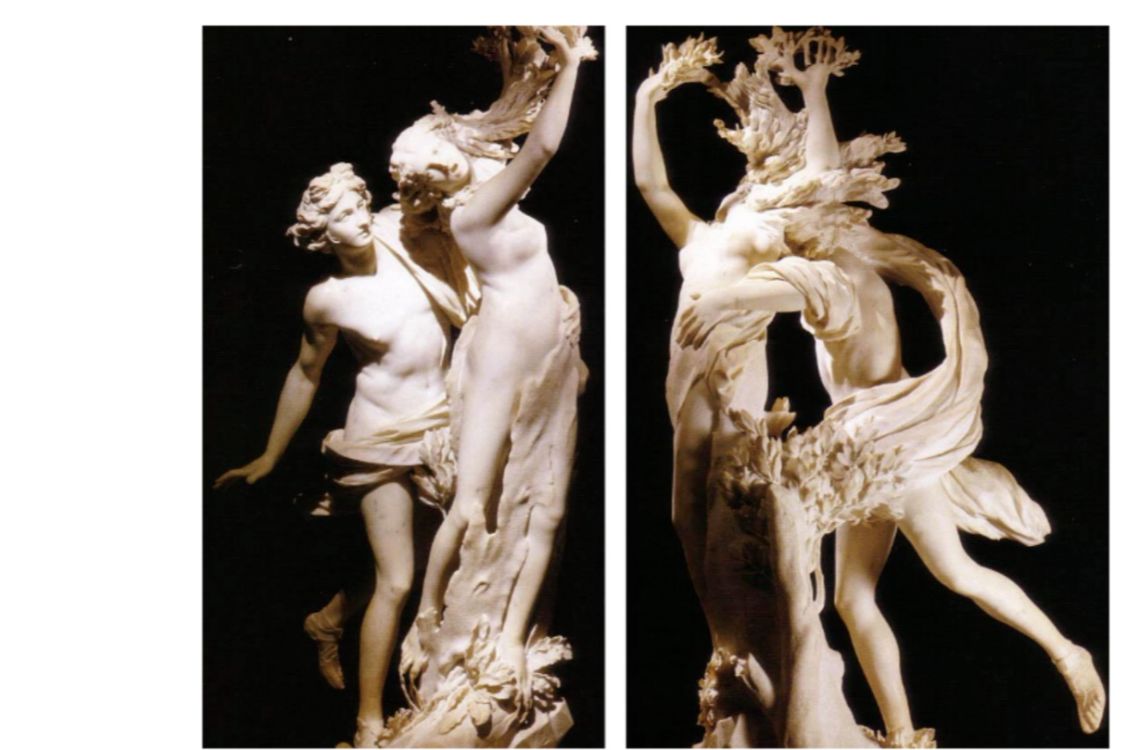 雕塑大师贝尼尼杰作《阿波罗和达芙妮》